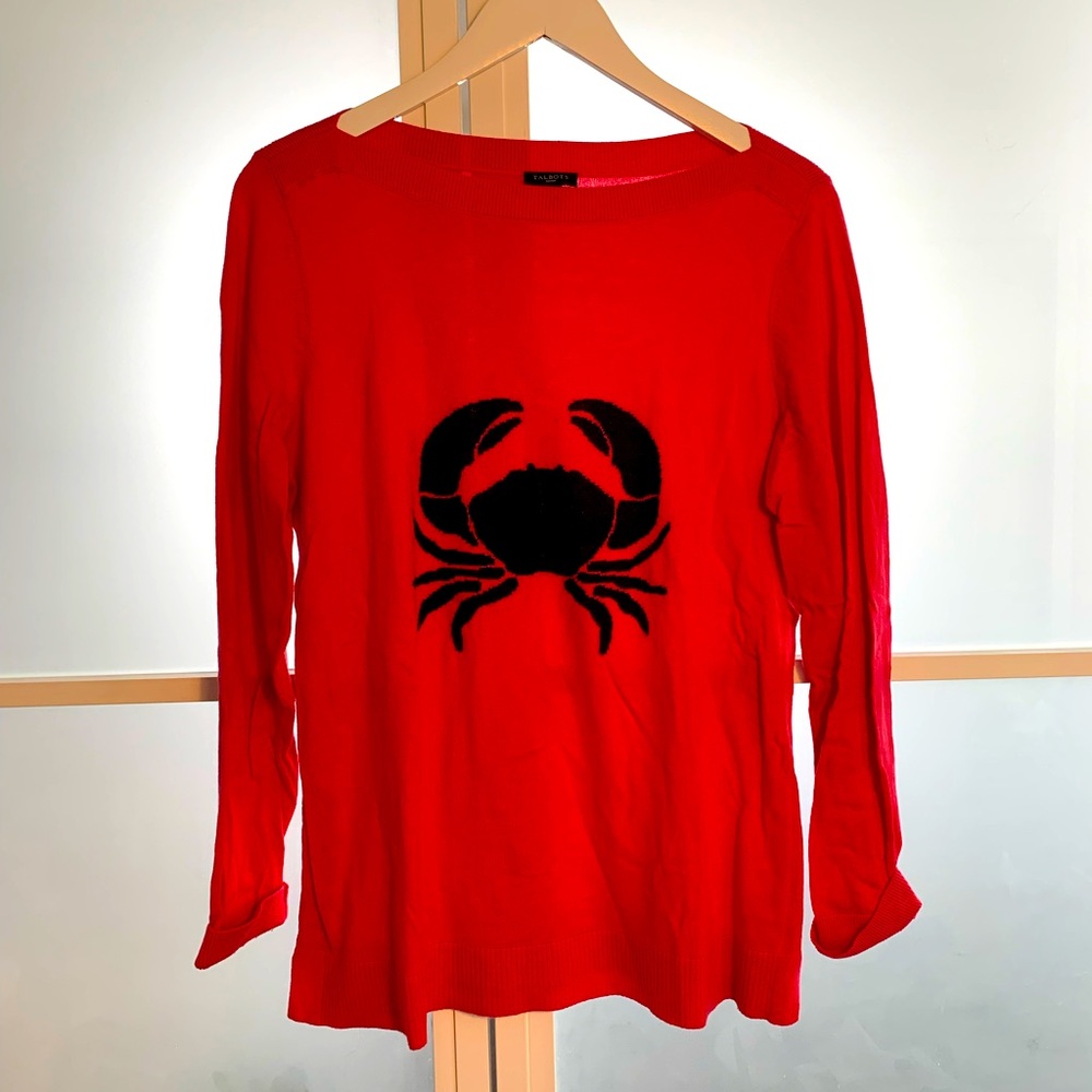 TALBOT'S crab sweater size X